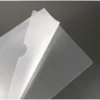 [10pcs] L Shaped Folder Clear File Folder A4 Size File protection cover