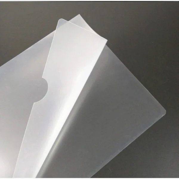 [10pcs] L Shaped Folder Clear File Folder A4 Size File protection cover