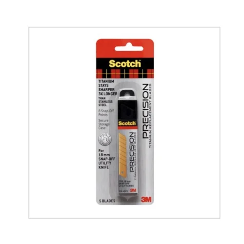 3M Scotch Precision Titanium Replacement   Refill Blade 18mm 5pcs