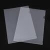 [10pcs] L Shaped Folder Clear File Folder A4 Size File protection cover