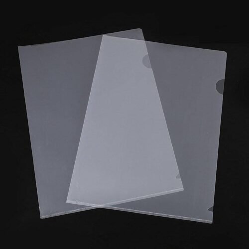 [10pcs] L Shaped Folder Clear File Folder A4 Size File protection cover