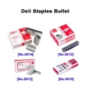 Deli Staples Bullet Sharp Tip Strong Holding