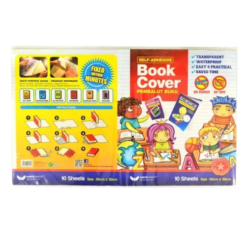 Unicorn Self Adhesive Book Cover UBC 100SA 10 S