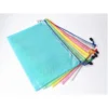 A3 A4 B4 B5 Bill Size Grid PVC Zipper Transparent Bag Document File