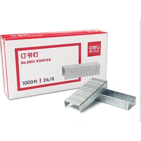 Deli Staples Bullet Sharp Tip Strong Holding
