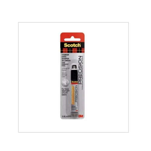 3M Scotch Precision Titanium Replacement   Refill Blade 9mm 5pcs