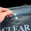 A4   B4 Transparent PVC File with button   Office File Bag   File Portfolio   A4   B4