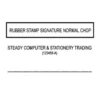 Rubber Stamp Signature Normal Chop