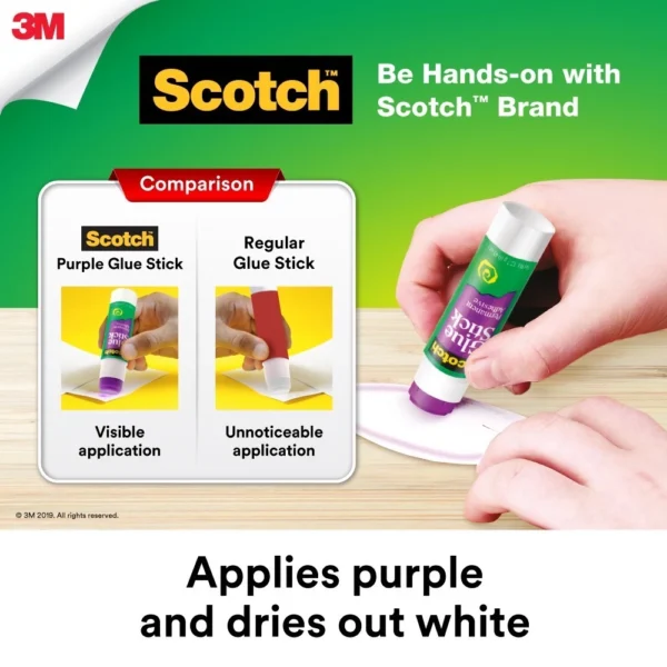 3M Scotch Permanent Adhesive Glue Stick Value Pack