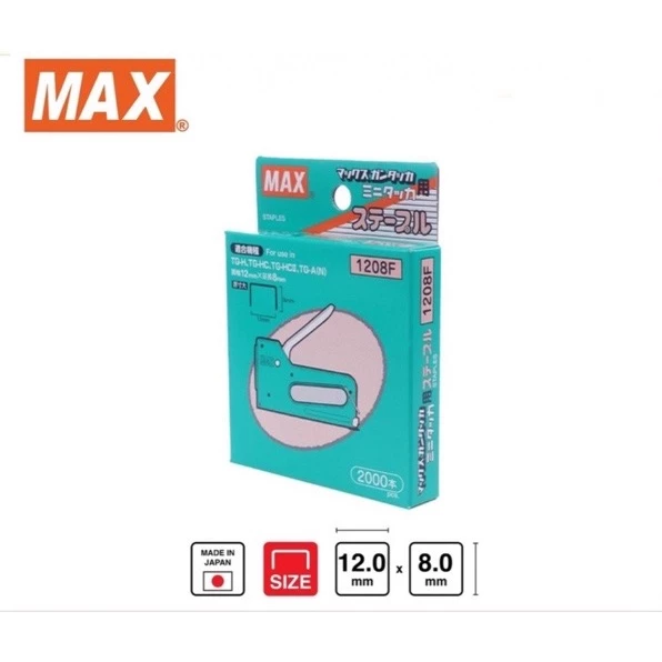 MAX 1208F Staples For TG H TG HC TG HCII TG A Gun Tacker Bullet