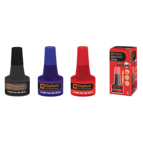 ELEPHANT 30ML STAMP PAD BLUE BLACK RED Refill Ink