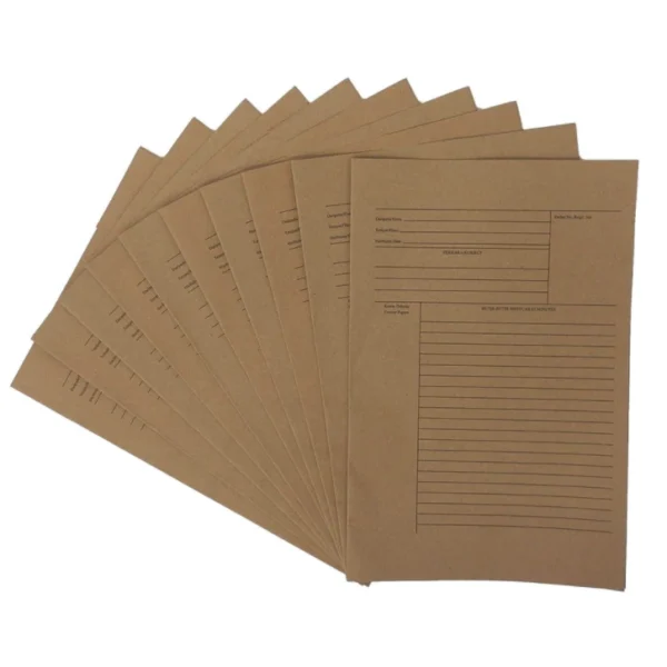 Brown Minute File 100 Pcs