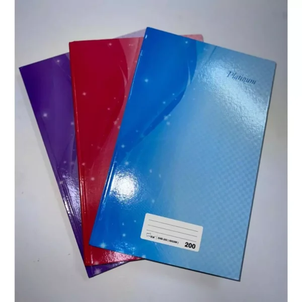 UNI   F4   60 GSM  SINGLE LINE BOOK HARD COVER