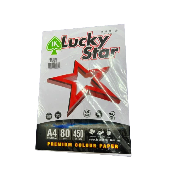 IK Lucky Star 80gsm Colour Paper 450 Sheets