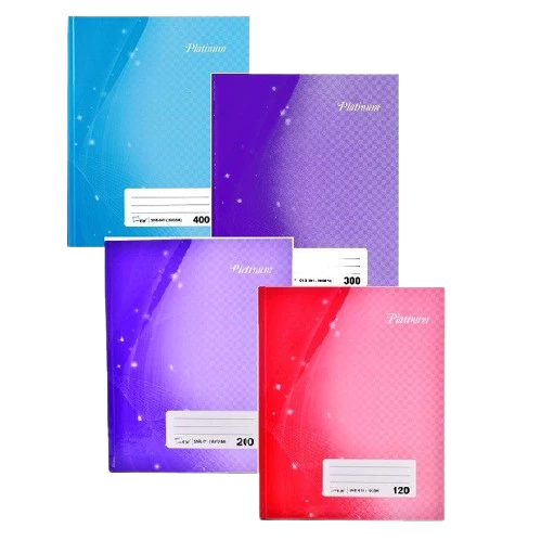 Platinum F5 Hard Cover Quarto Book 60Gsm 120 200 300 400 500Pages