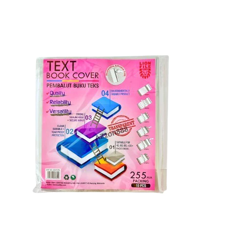 LION FILE Self Adhesive Ready Made Book Wrapper Book Cover