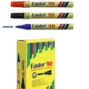 FASTER 90 PERMANENT MARKER PEN 1 BOX