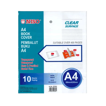 NISO  Self Adhesive Ready Made Book Cover and waterproof